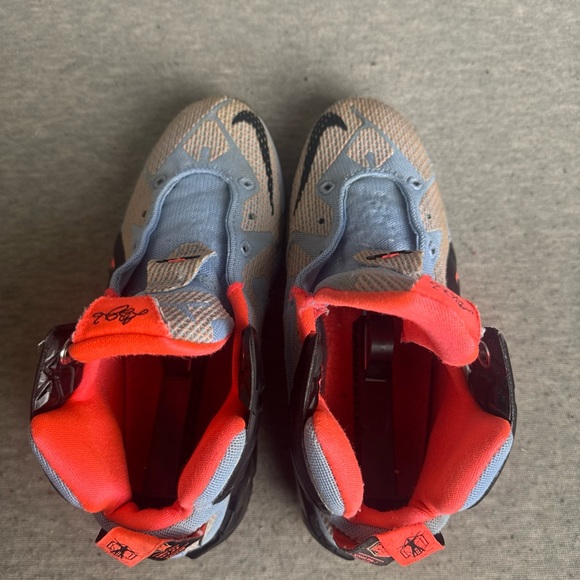 Nike Lebron James XII Easter Aluminium Sunset Glow 685181-488 Size 6Y - Picture 6 of 12